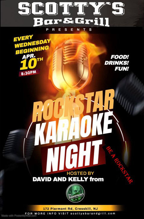 Rockstar Karaoke Wednesday Nights 8:30 PM